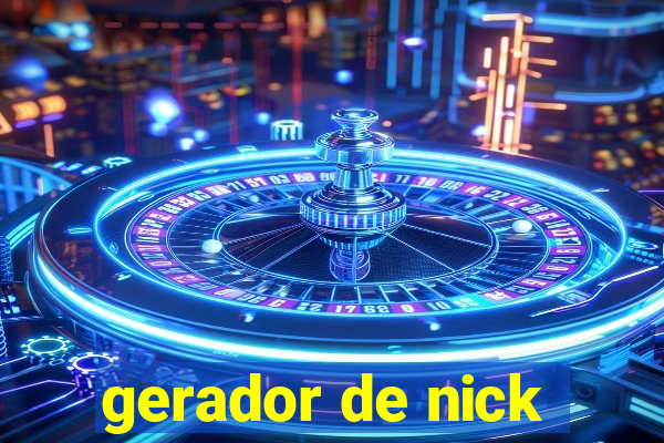 gerador de nick